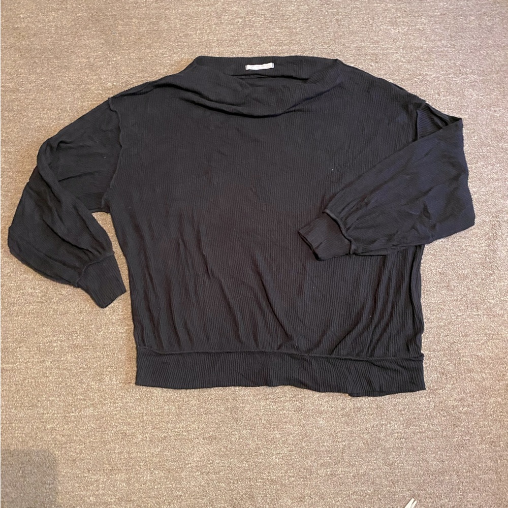 Free People Lightweight Ribbed Pullover Top